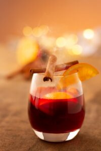 glass of mulled wine