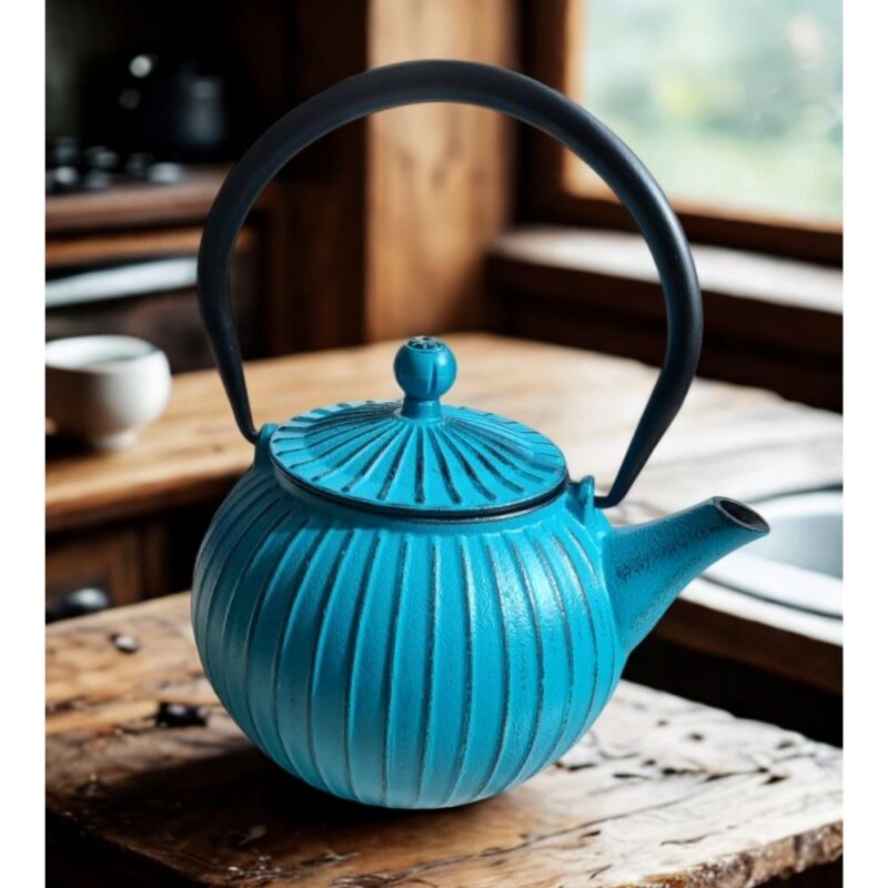 cast iron teapot