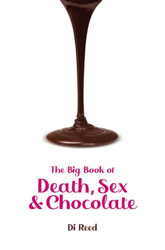 Cover of Death, Sex & Chocolate by Di Reed, a darkly comic collection of interconnected short stories.