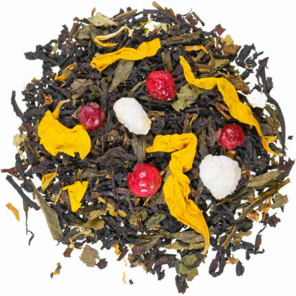 Wakey Wakey Tea loose leaf energising tea blend with black tea, green tea, mate and guarana from the Hebridean Tea Store