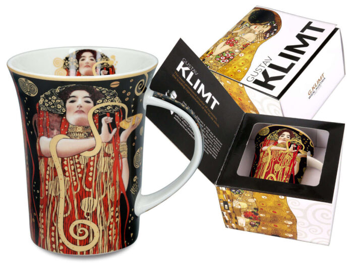 mug klimt medicine white