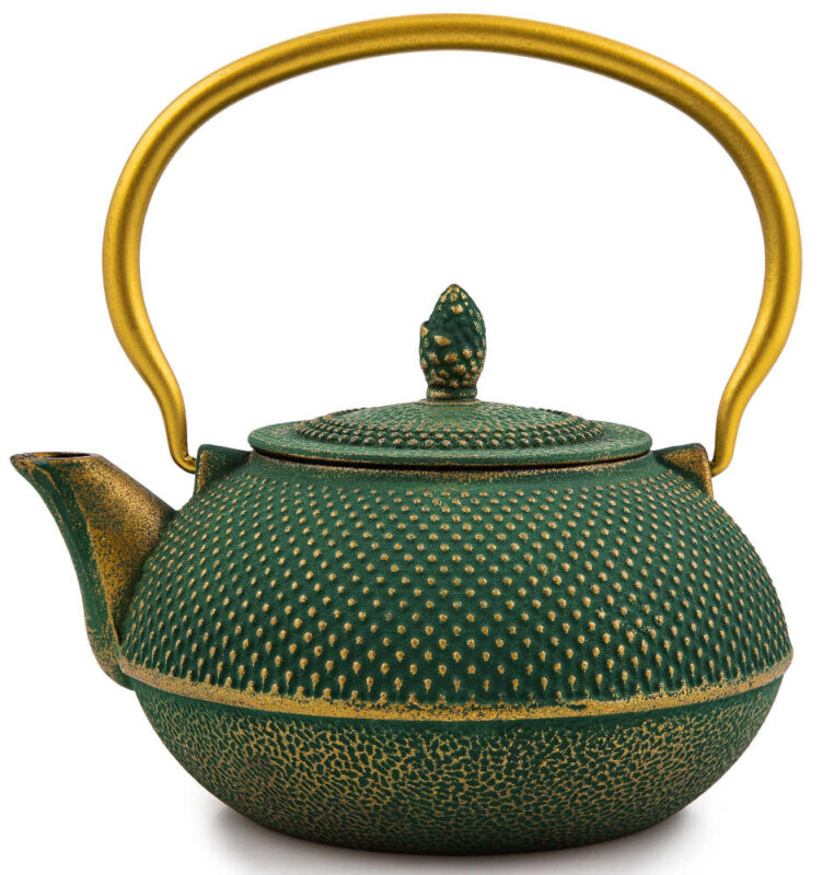 cast iron teapot