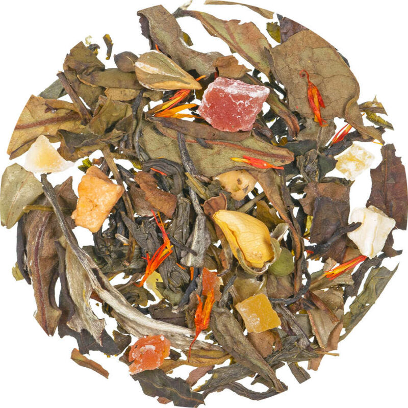 white tea peach