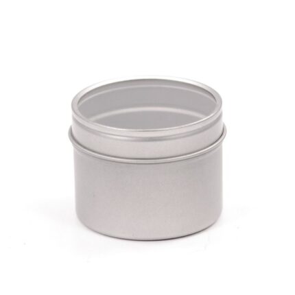 small tea caddy silver