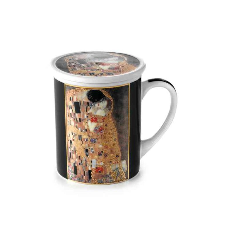 herbal mug klimt the kiss