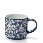 ceramic mug carole blue