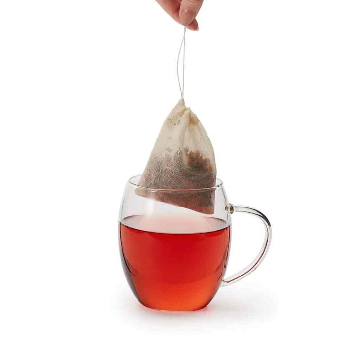 reusable cotton tea bags