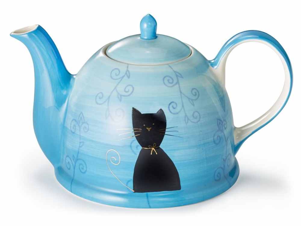 teapot with cat Filou