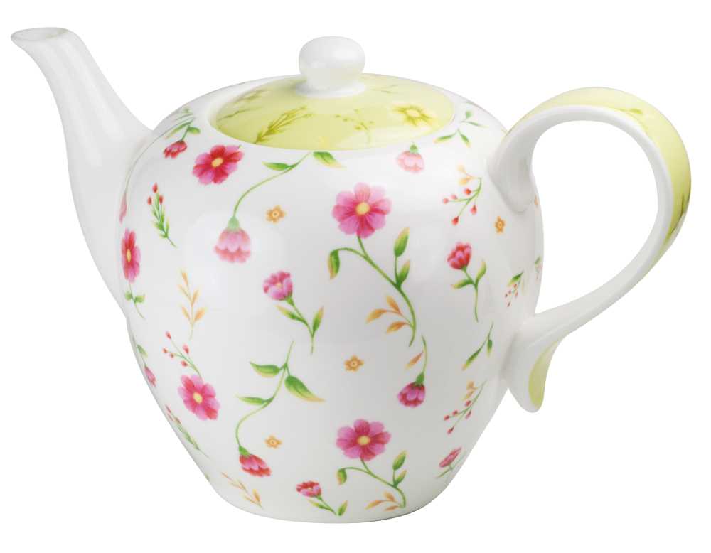 fine porcelain teapot flora