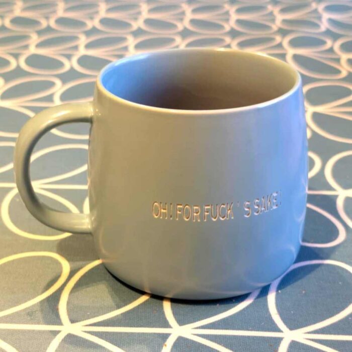 rude mug for fuck's sake