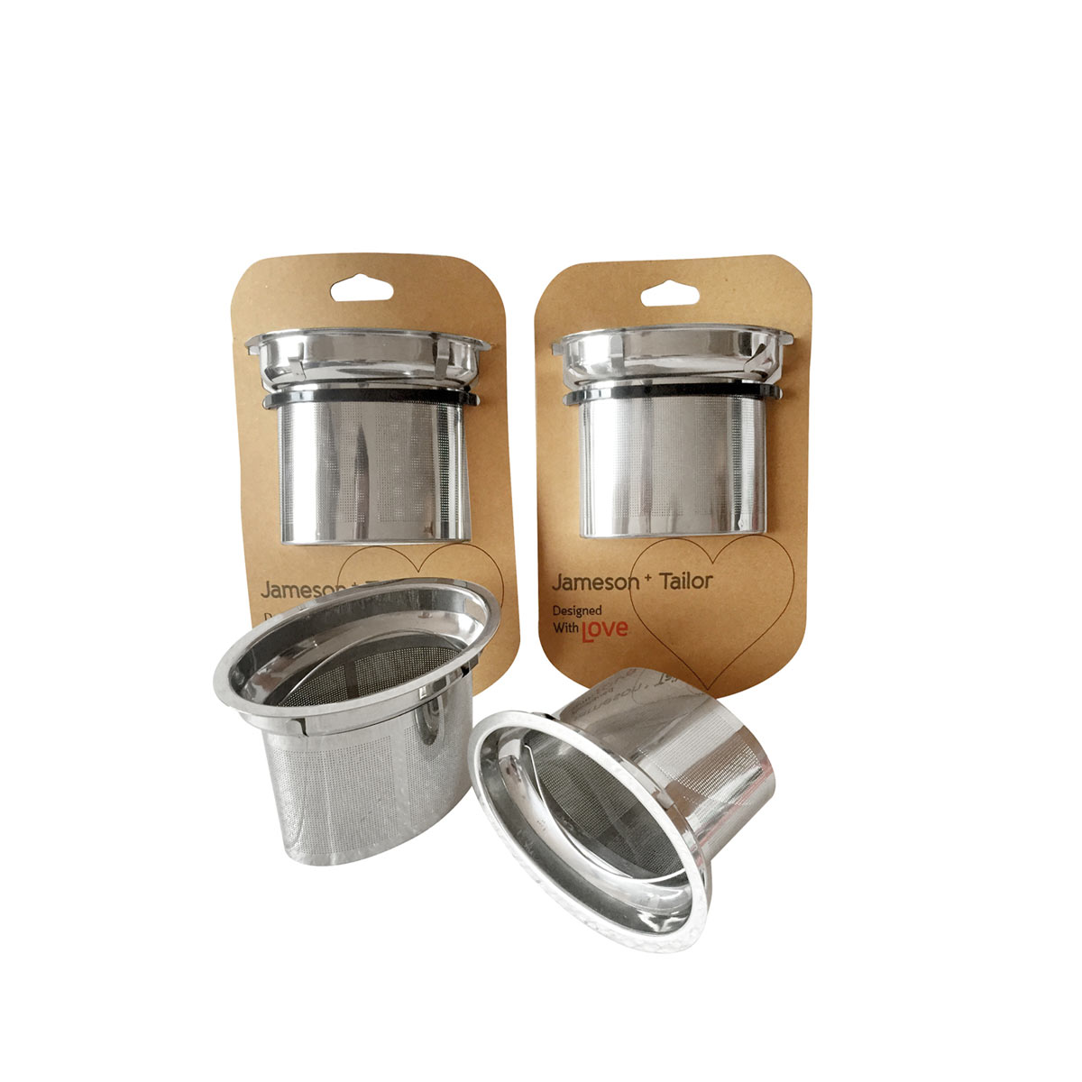 oval tea strainer Oval Tea Strainer made from stainless steel with micro-fine mesh, fits oval teapots