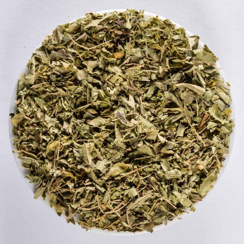Lemon Verbena Tea – fresh herbal infusion from controlled ecological cultivation, citrusy and caffeine-free