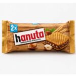 Hanuta Hazelnut Wafer Bars multipack with crispy wafers and creamy hazelnut cocoa filling